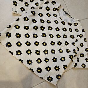 Atmosphere Black and Yellow Floral Top